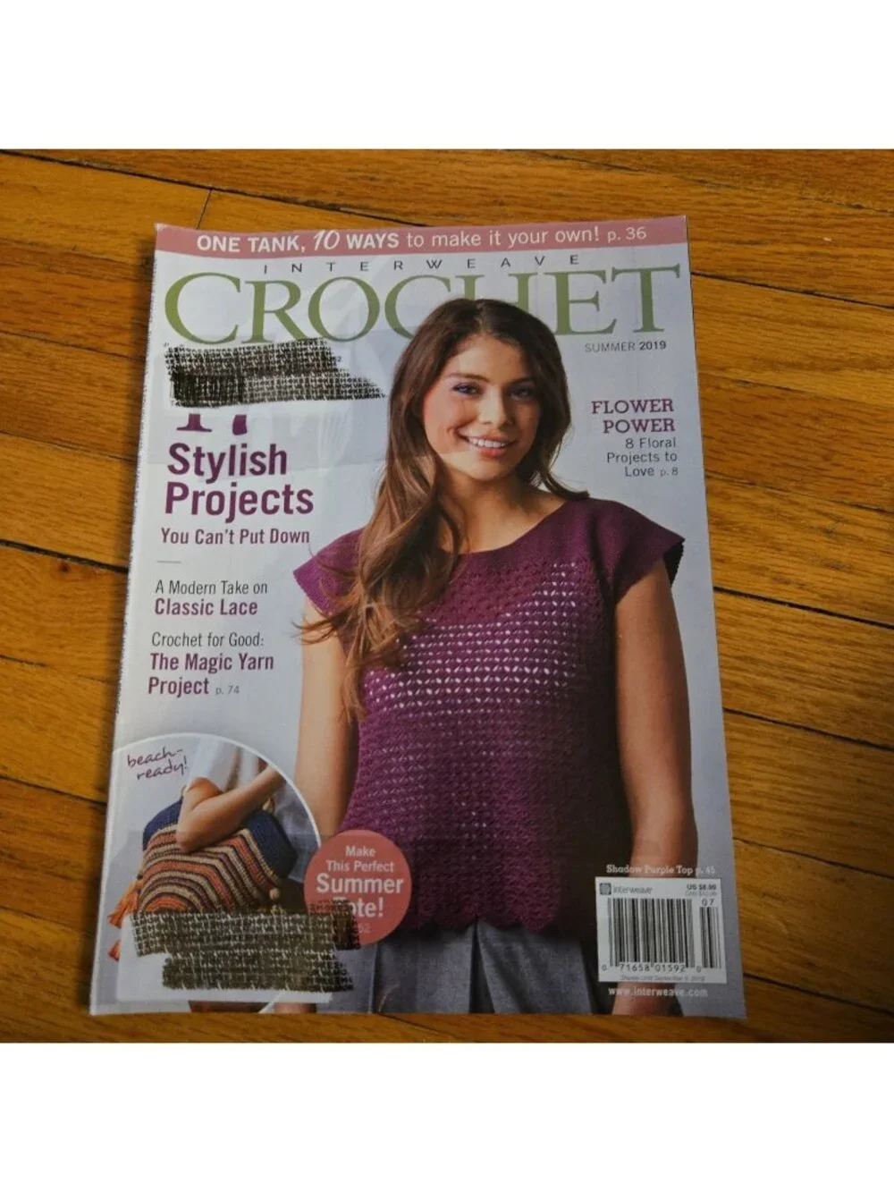 Interweave Crochet agazine Summer 2019 Flower child, lace, filet